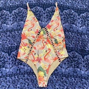 San Lorenzo romantic plunge monokini